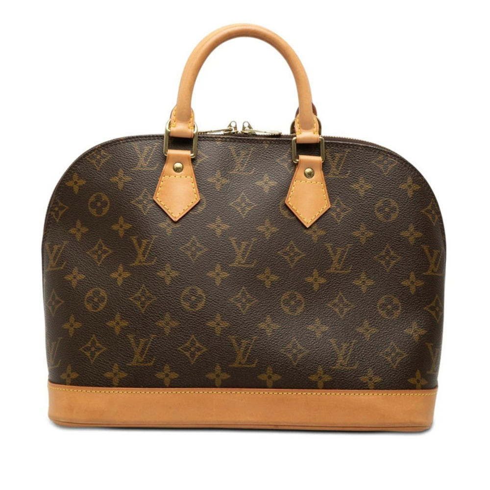 Louis Vuitton Monogram Alma handbag brown leather